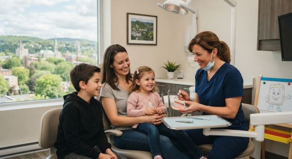 Choisir sa clinique dentaire familiale quand on vit à Sherbrooke